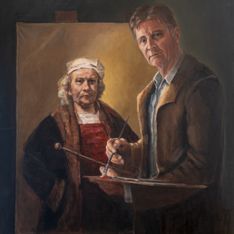 Dubbelportret met Rembrandt
